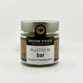 Pot en verre Rillettes de Bar au poivre Voatsiperifery