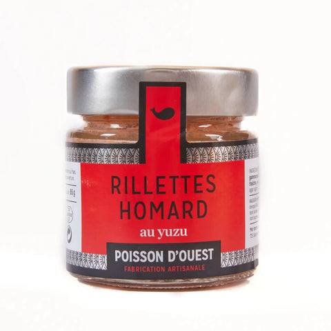 Pot en verre Rillettes de Homard au yuzu bio