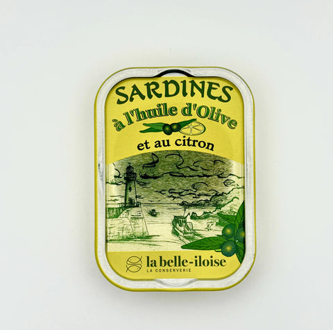 Conserve Sardines à l'Huile d'olive et Citron