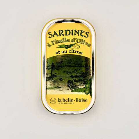 Conserve Sardines à l'Huile d'olive et Citron