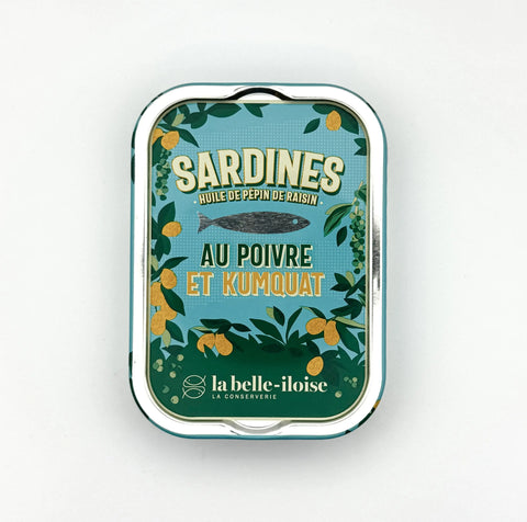 Conserve Sardines au Poivre vert et Kumquat