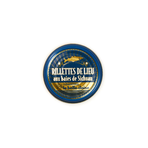 Conserve Rillettes de Lieu aux Baies de Sichuan