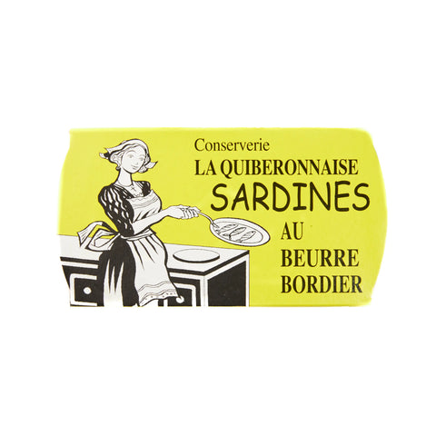 Conserve Sardines au beurre de Bordier à poêler