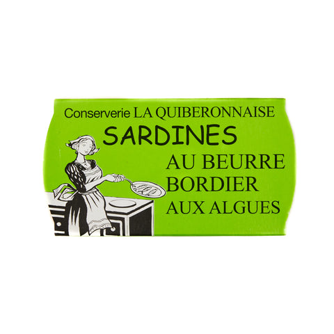 Conserve Sardines au beurre de Bordier aux algues à poêler