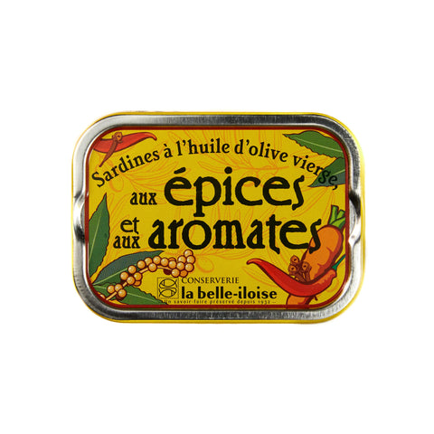 Conserve Sardines aux Épices et Aromates